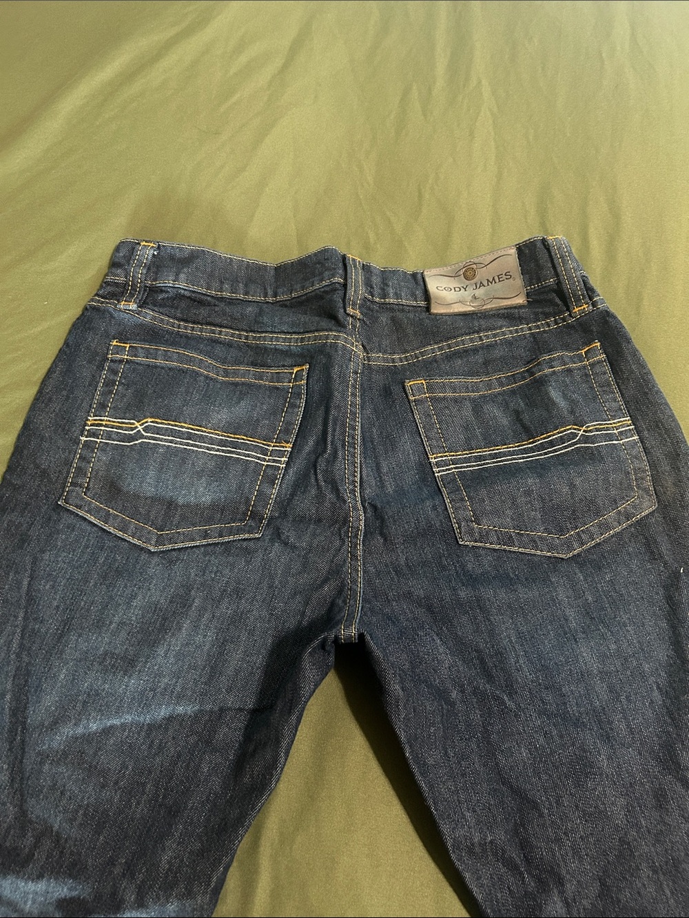 Cody James Boot Cut Jeans in Dark Blue 32x30